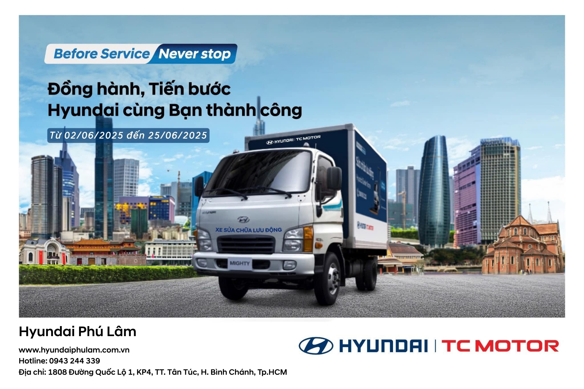[Thông Báo] BEFORE SERVICE THÁNG 6: ĐỒNG HÀNH TIẾN BƯỚC - HYUNDAI CÙNG BẠN THÀNH CÔNG